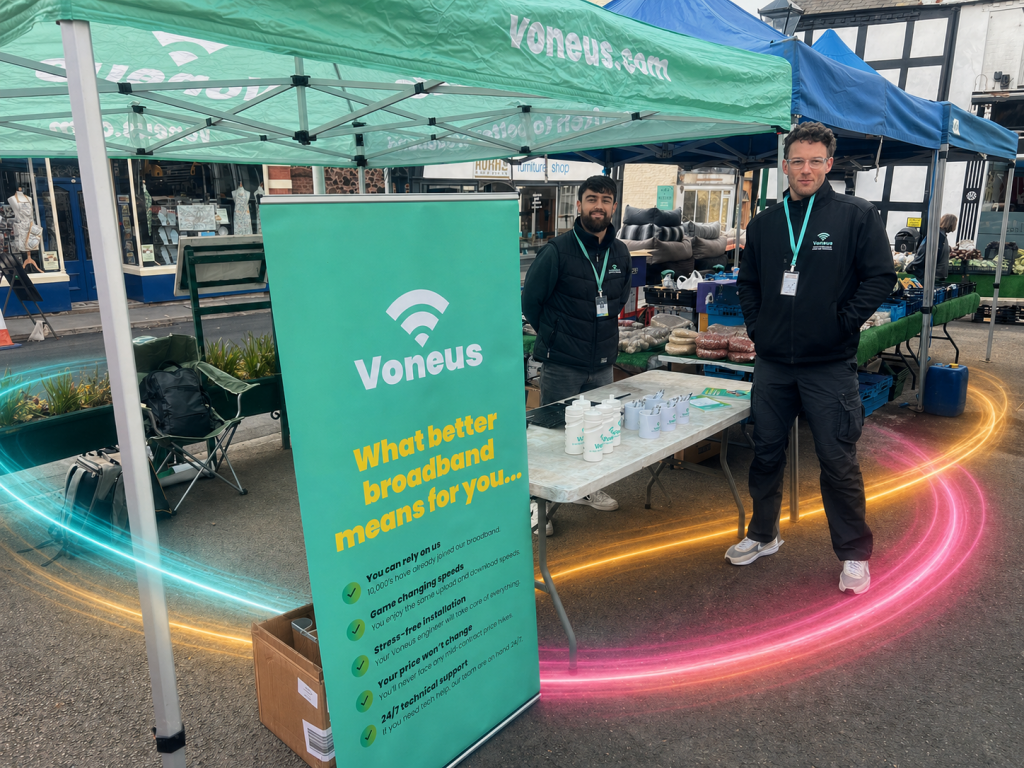 Church stretton rural broadband farmers market