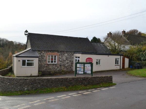 Exterior of Dunkeswell Village Hall in East Devon