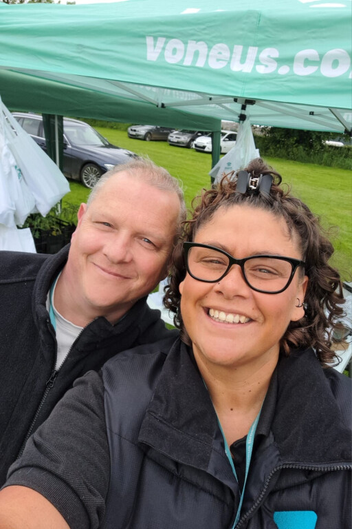 Voneus team supporting local community events