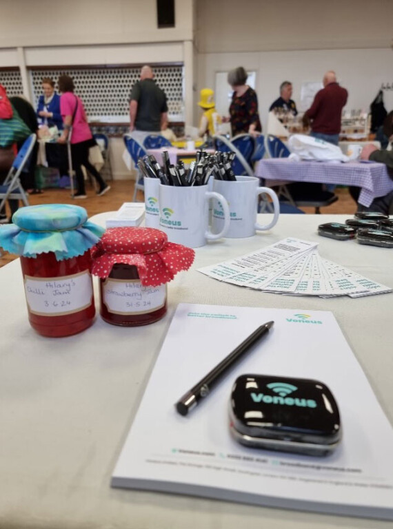 Voneus supporting a local community event in Gunnislake