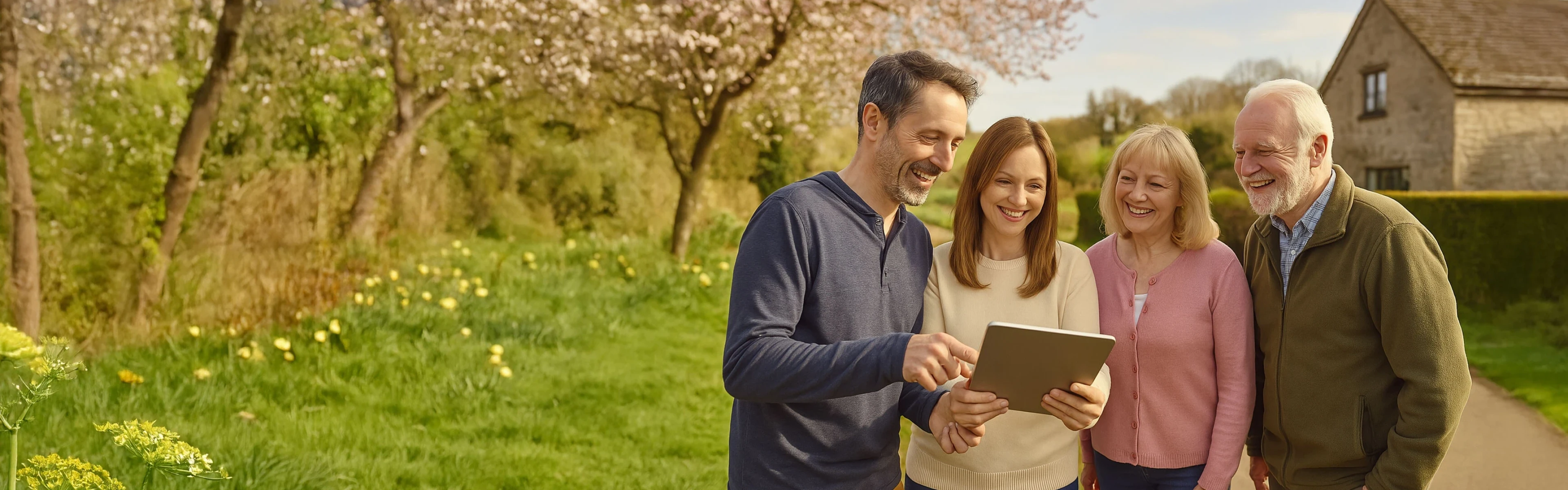 Neighbours using Voneus broadband through the Refer a Friend scheme