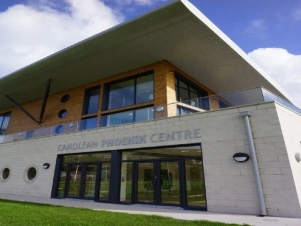 Phoenix Centre in Goodwick, near Fishguard, serving the local community with broadband from voneus.