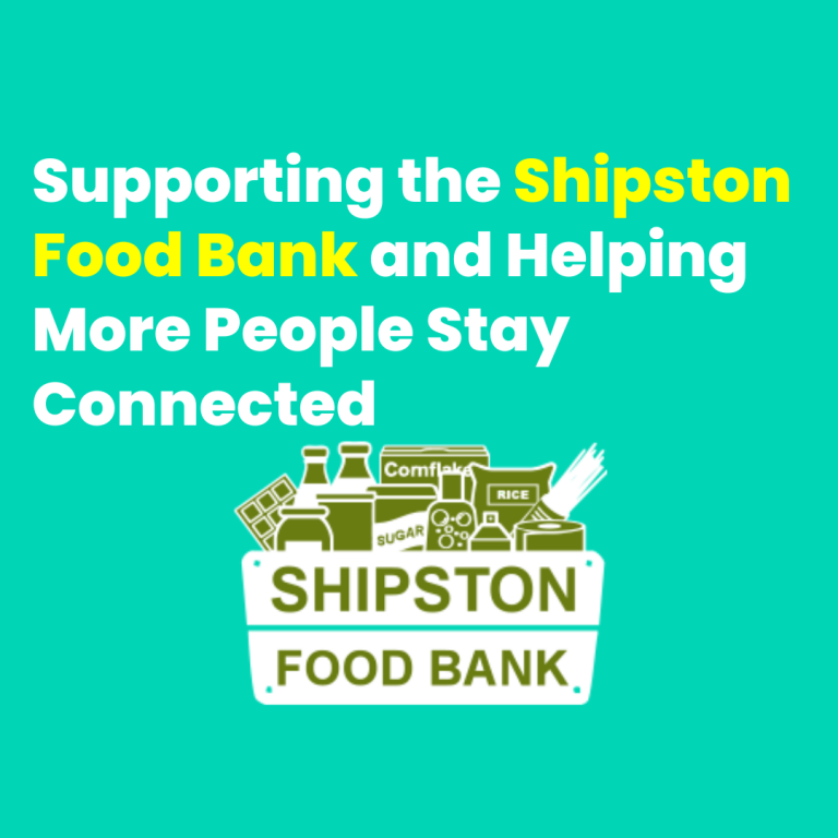 Supporting the Shipston Food Bank with Voneus broadband blog banner image
