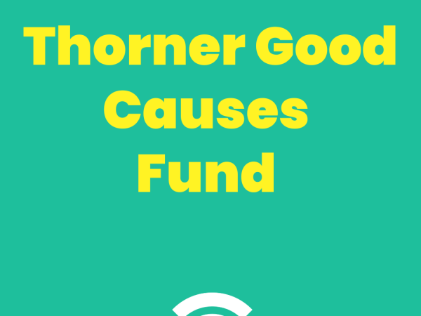 Thorner Good Causes Fund banner for voneus broadband supporting rural communities.