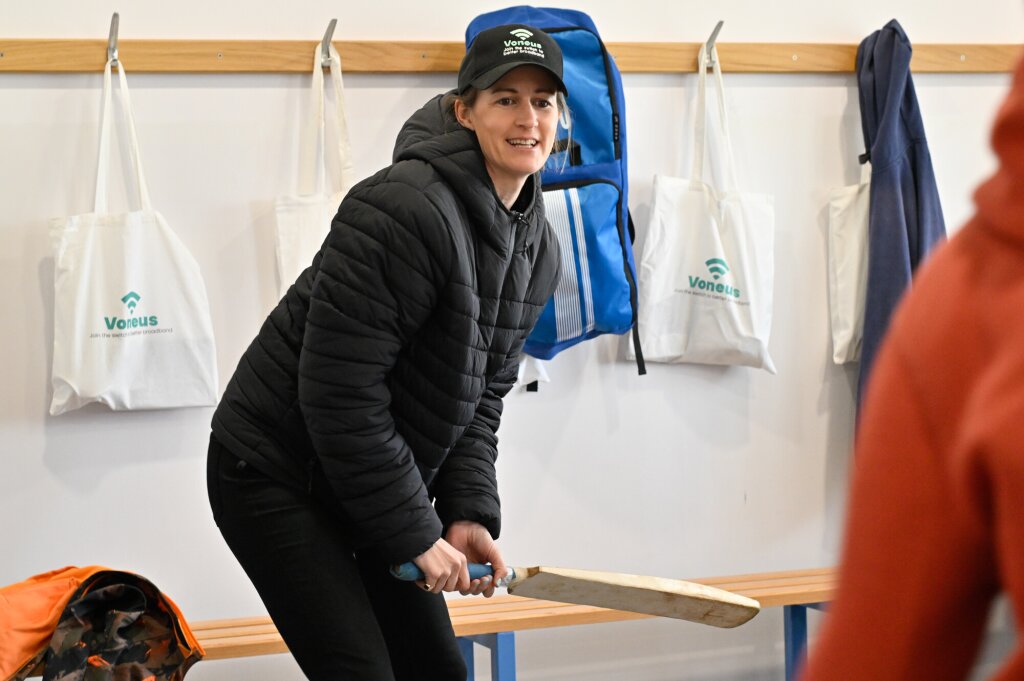 English cricket commentator and former cricketer Lydia Greenway.