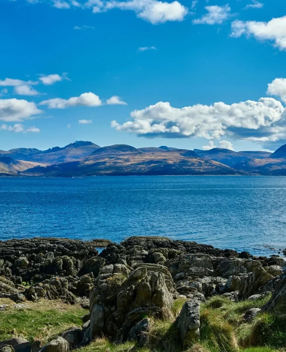 Isle of Arran landscape served by Voneus rural broadband