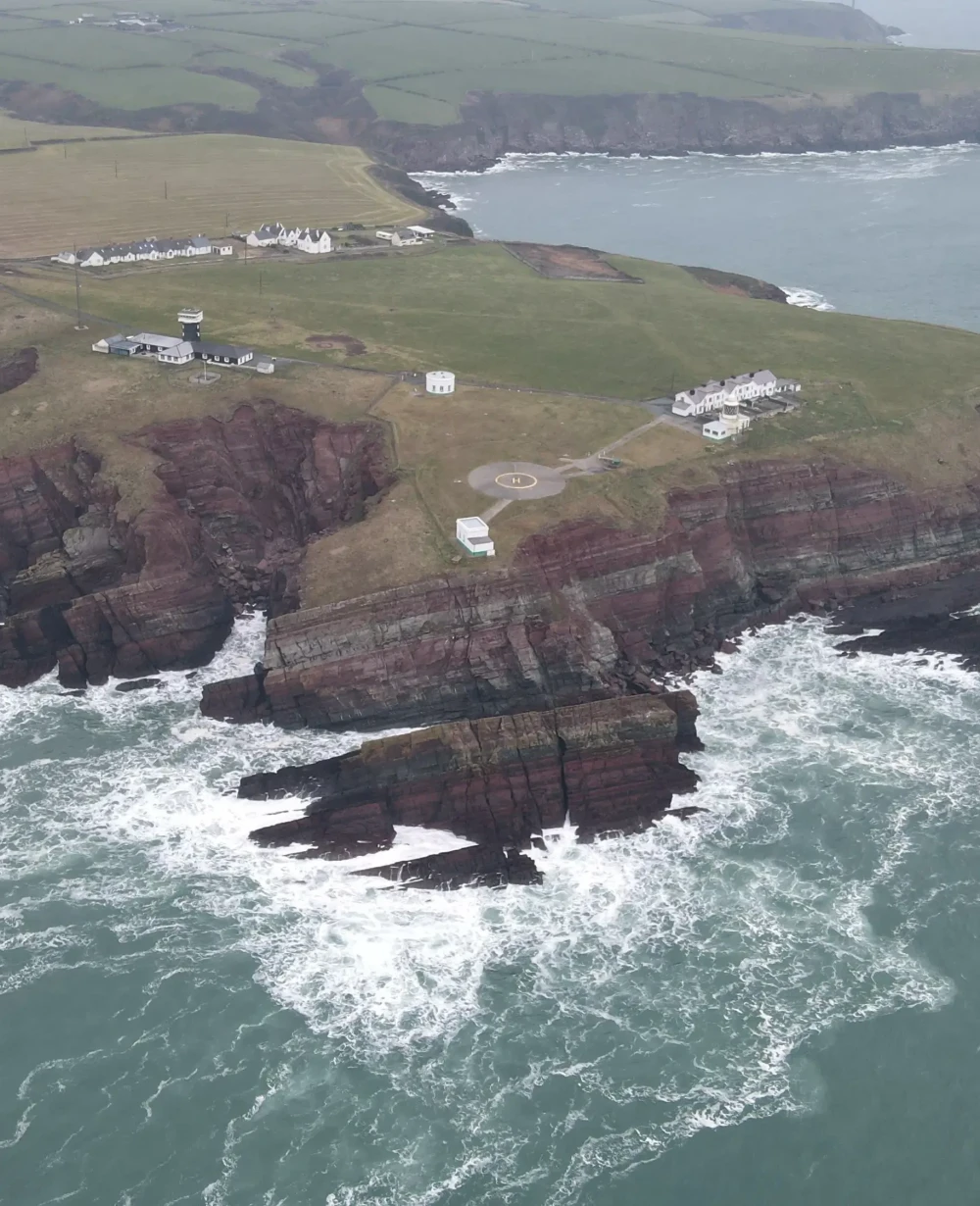 St Ann’s Head coastal community served by Voneus rural broadband