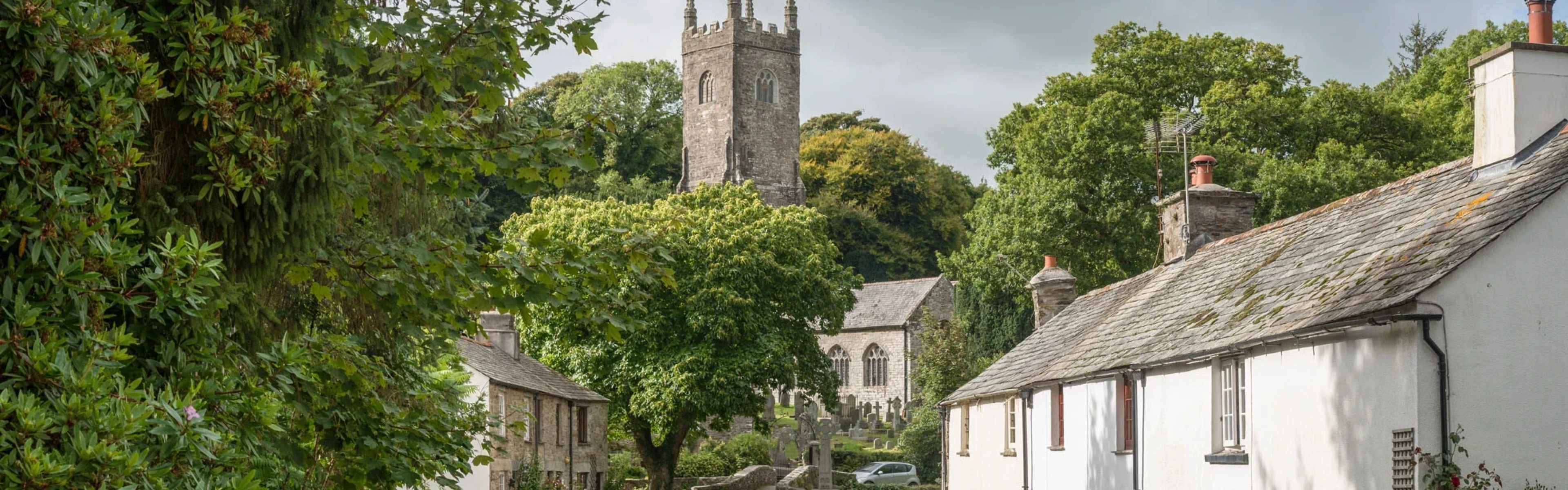 Rural village location served by Voneus broadband